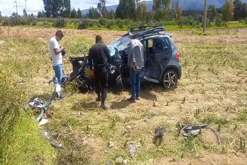 Carretera Central cuádruple choque deja dos fallecidos y varios heridos