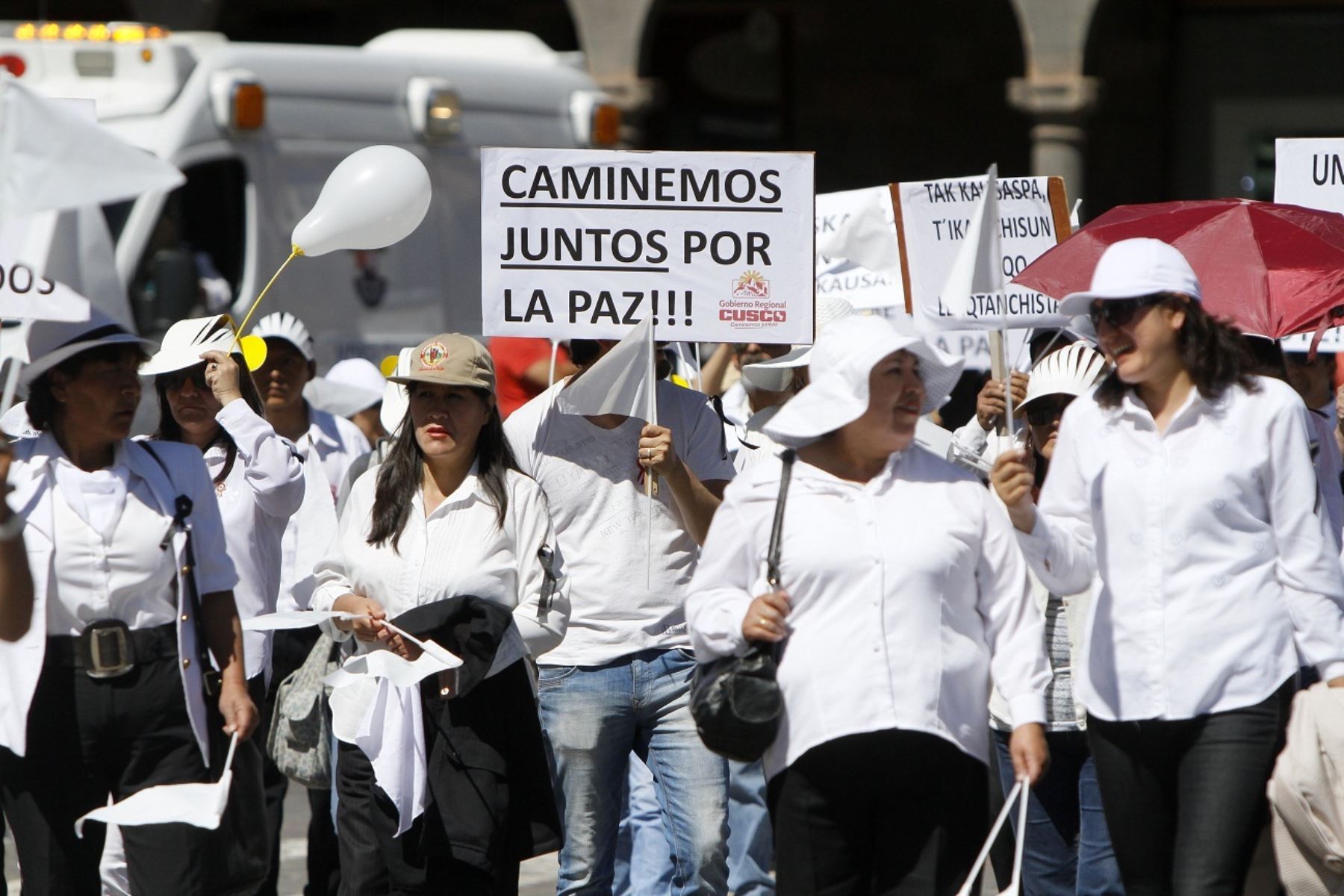 Marcha Por La Paz Y La Seguridad Fue Masiva En La Ciudad Del Cusco