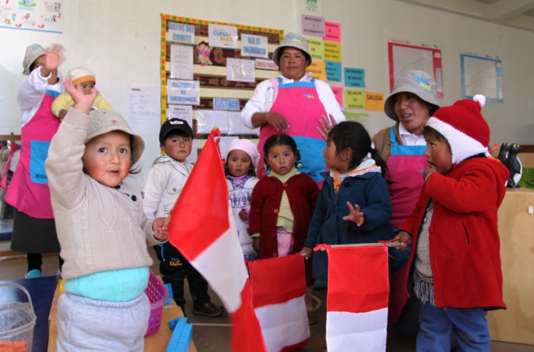 Programa Cuna Más brinda atención a más de 108 000 niños en el Perú