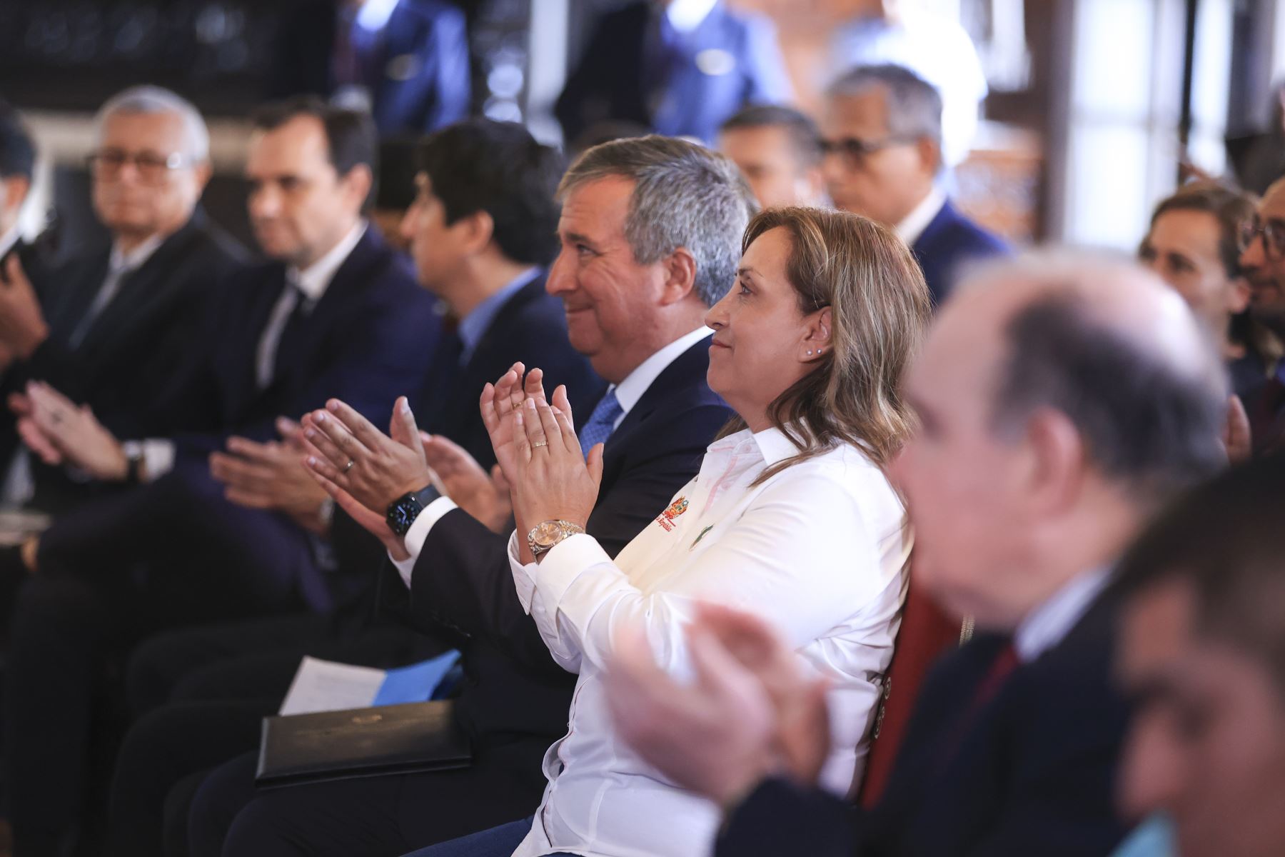 Presidenta Dina Boluarte participa en la presentación del Proyecto