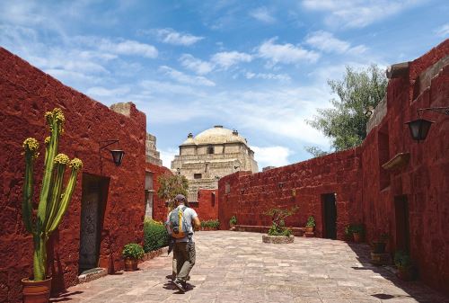 El monasterio de Santa Catalina es uno de los lugares emblemáticos de Arequipa.