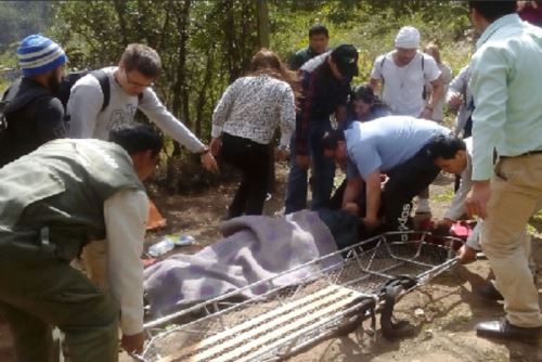 Más de 30 pasajeros resultaron heridos por el choque de trenes en la vía férrea a Machu Picchu.