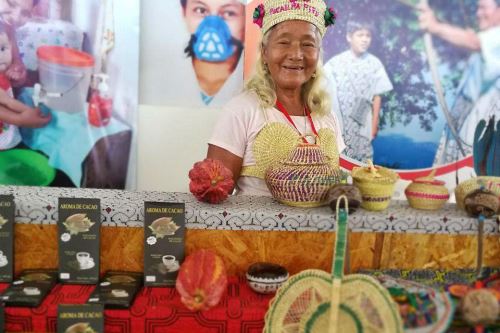 Emprendedores rurales de Ucayali exhiben sus productos en ExpoAmazónica.