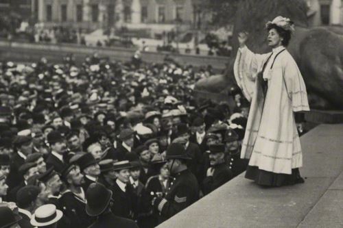 Pankhurst luchó por el voto femenino en el Reino Unido