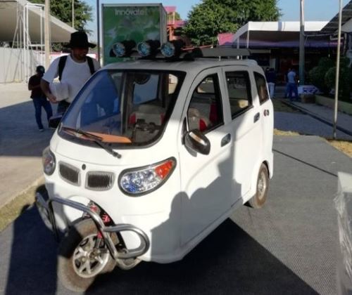 El mototaxi eléctrico es una alternativa ecológica.