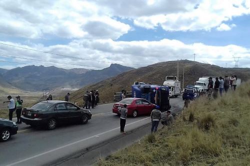 Accidente ocurrió en la carretera Central, a la altura del distrito de Morococha, en Junín.
