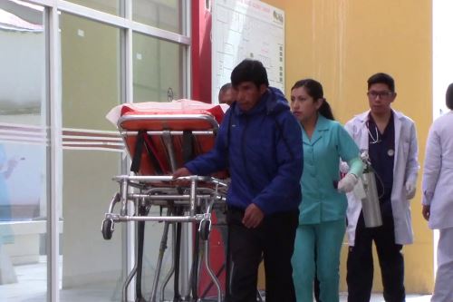 Los heridos fueron trasladados al hospital Daniel Alcides Carrión de Huancayo.