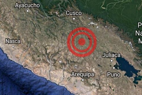 Cinco sismos se registraron en un lapso de 14 horas en la provincia de Espinar, en Cusco.