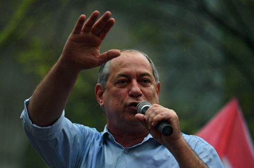 Candidato presidencial Ciro Gomes