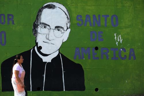 Mural de Monseñor Romero en San Salvador