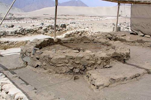 Al centro de cada 'altar circular' se perforaba un pozo no muy profundo conectado a un ducto.