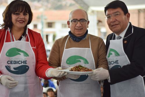Con la campaña Salvemos al Cebiche, la Sociedad Nacional de Pesquería promueve el consumo del pescado y los mariscos en el Cusco.