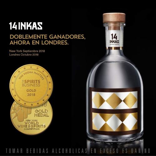 Este es el segundo reconocimiento internacional que recibe el vodka peruano.