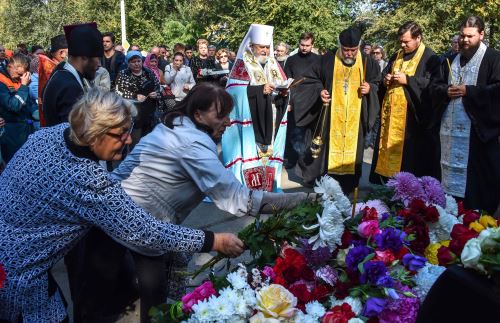 Servicio religioso por las víctimas de la masacre