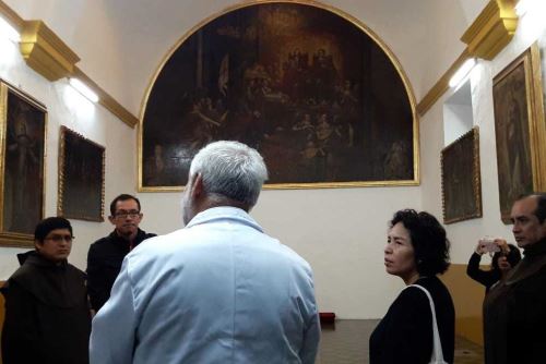 Obra de arte religioso pertenece al templo San Francisco de Trujillo.