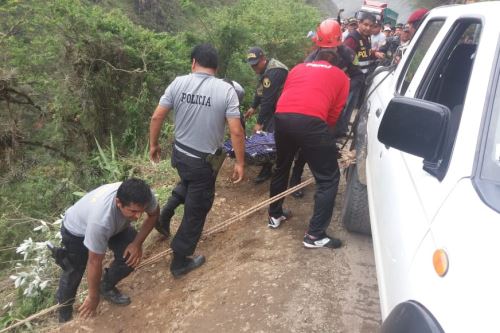 El vehículo accidentado cayó a un abismo en la carretera Chachapoyas-Rodríguez de Mendoza. El accidente dejó siete muertos.