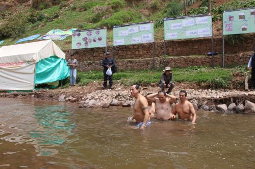La Municipalidad Provincial del Cusco ejecuta proyecto de recuperación del río Huatanay.