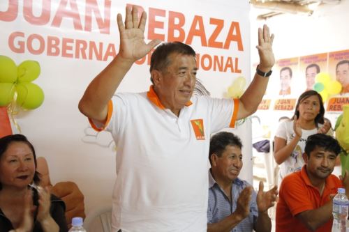 Juan Rebaza Carpio postula por el movimiento regional El Maicito.