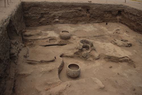 Excavaciones en el complejo arqueológico El Chorro, en Chiclayo, se iniciaron hace dos meses.