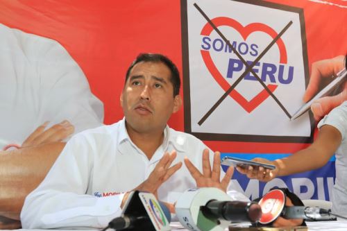 Juan Carlos Morillo Ulloa es dirigente regional del partido Somos Perú.