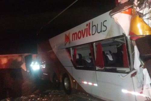 Bus interprovincial accidentado partió de Lima y se dirigía a la ciudad de Huancayo.