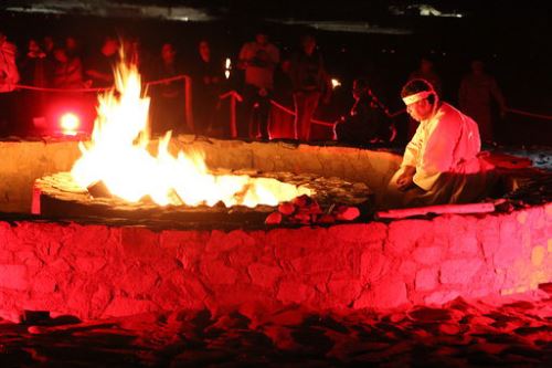 En el apu Gozne de la Ciudad Sagrada de Caral estará encendido el altar del fuego sagrado.