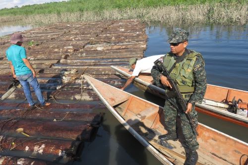 En operativo conjunto, participaron efectivos de la Marina de Guerra.