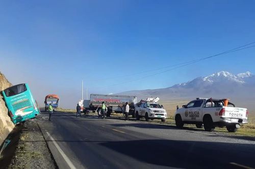 Accidente se registró en el kilómetro 125 de la vía Pativilca-Huaraz.