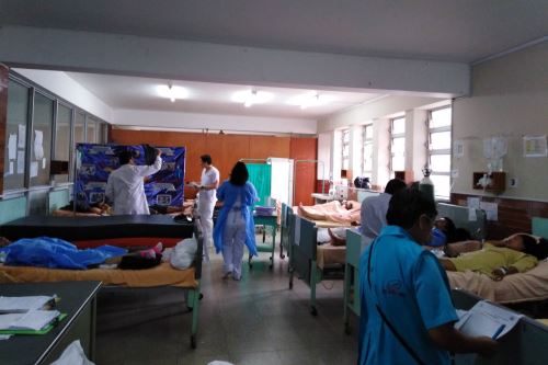 Mayoría de heridos se encuentra internado en Hospital Regional Eleazar Guzmán Barrón.