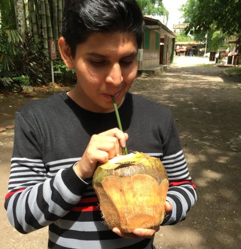 Cañita elaborada con bambú es una alternativa ecológica al plástico en Parque Nacional Tingo María.