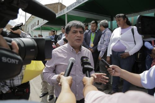 Gobernador regional de Ayacucho, Carlos Rúa Carbajal.
