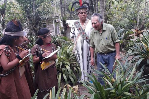 El orquideario de don Máximo está ubicado en la comunidad nativa Yanesha Tsachopen, que forma parte de la Reserva Biosfera Oxapampa-Asháninka Yanesha.