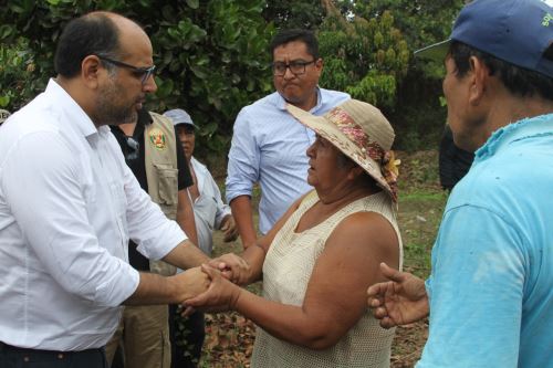 En su condición de responsable de la región Lambayeque, el ministro de Educación, Daniel Alfaro, recorrió los distritos de Motupe, Salas, Jayanca, Íllimo y Mórrope.