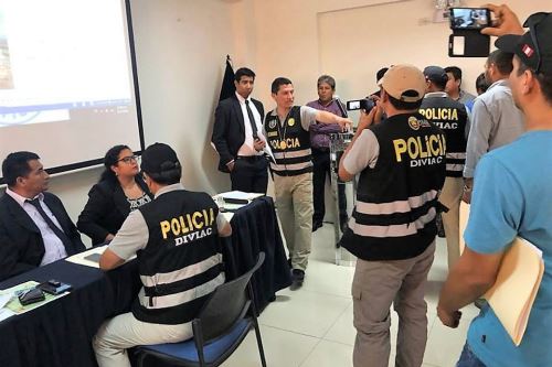 Los detenidos se hacían pasar como funcionarios de la Presidencia del Consejo de Ministros. Foto: José Alvarado Rojas