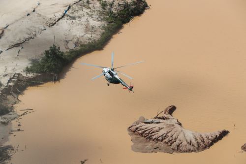 Gobierno reafirma voluntad de erradicar la minería ilegal en la región Madre de Dios.