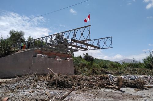 Nueva infraestructura reemplazará temporalmente al puente Montalvo.