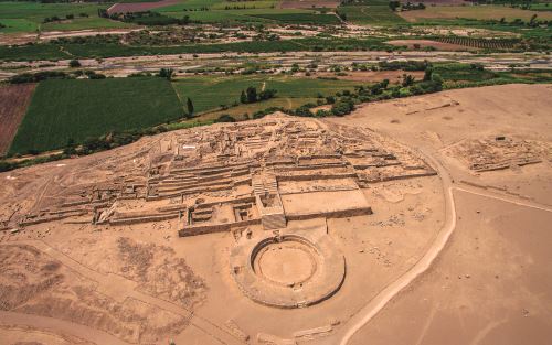 La civilización Caral se desarrolló hace 5,000 años en el valle de Supe, en la provincia limeña de Barranca. Foto: ANDINA/Proyecto Arqueológico Caral.