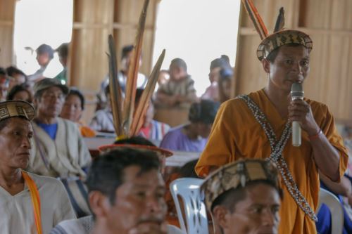 En la comunidad indígena de Tsiriari, provincia de Satipo, se celebró el XIII Congreso y el XII Aniversario de Creación Institucional de OCAM.