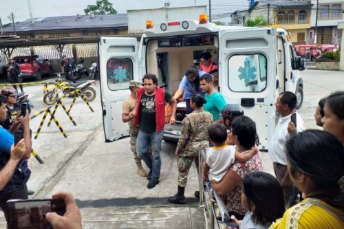 Los cuatro ocupantes de la avioneta Cessna 206 fueron trasladados a establecimientos de salud de la ciudad de Iquitos.