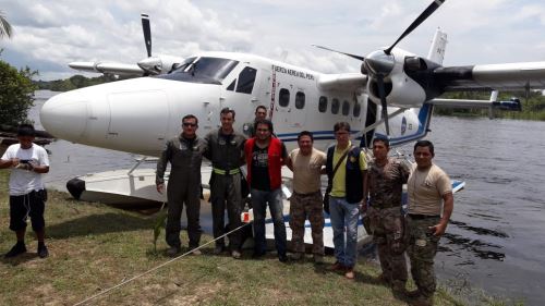 Efectivos de Fuerzas Especiales de la FAP ubicaron y rescataron con vida a los cuatro ocupantes de la avioneta de la empresa Alas del Oriente en Loreto.