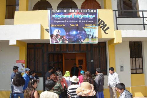 El museo científico tecnológico Mutsumi Ishitsuka, ubicado en el poblado de Huayao, al noroeste de la ciudad de Huancayo, región Junín.