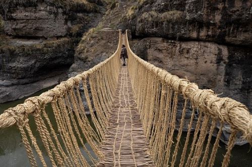 Seguro Barra oblicua Organo BBC Mundo: puentes colgantes incas son un notable invento ancestral vigente  hasta hoy | Noticias | Agencia Peruana de Noticias Andina
