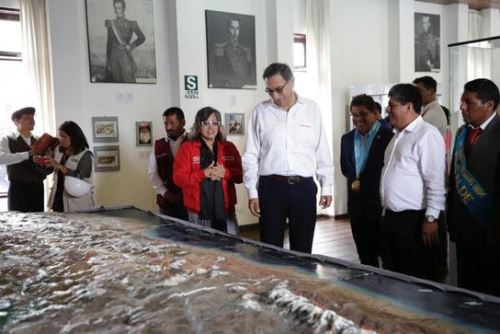 La ministra de Cultura, Ulla Holmquist,visitó el Museo de Sitio de Quinua, en la provincia de Huamanga, región Ayacucho.