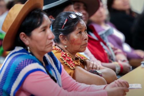 Cerca de 100 indígenas representantes de pueblos originarios participaron en taller informativo del proceso de consulta previa de la propuesta de reglamento de la Ley Marco sobre Cambio Climático.