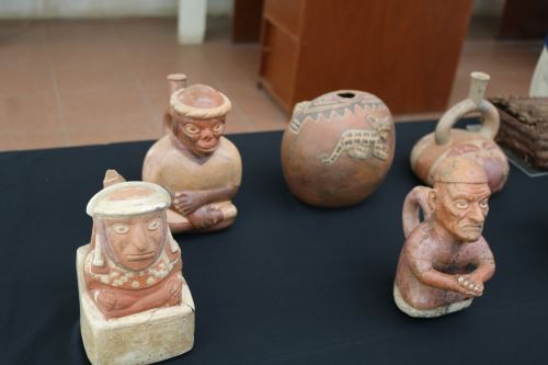 Estos son algunos de los ceramios descubiertos en diversos monumentos arqueológicos de Lambayeque que serán exhibidos en Lima.