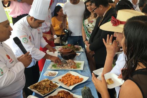 El cebiche es uno de los potajes más apreciados durante la XII Feria Birregional de Integración Cultural y Económica Cajamarca-Lambayeque.