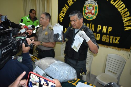 El Ministerio Público y la Policía Nacional de la región Lambayeque dieron un golpe al narcotráfico en Chiclayo (Lambayeque).