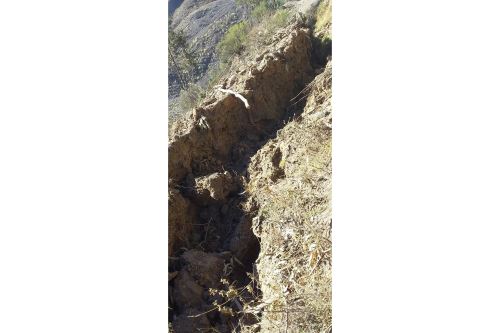 Esta es la falla geológica que se volvió a activa en el distrito ancashino de Yauya.