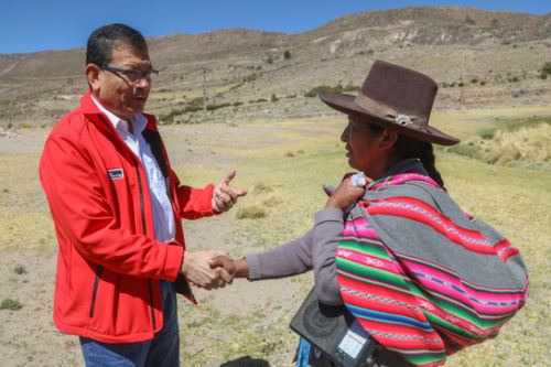 El ministro Jorge Montenegro ratificó el compromiso y la voluntad política del Gobierno y el Minagri para continuar con la mesa de Candarave (Tacna).