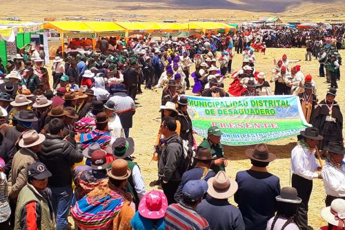 Más de 5,000 líderes y miembros de comunidades campesinas y 20 alcaldes participaron en el lanzamiento de la Campaña de Siembra de Pastos y Forrajes 2019-2020.